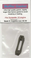 Dynamite .12 Exhaust/Muffler Gasket 2 Pack NIP