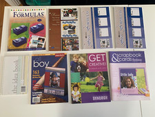 Scrapbooking idea books Lot of 8. These books give many good ideas on layouts.