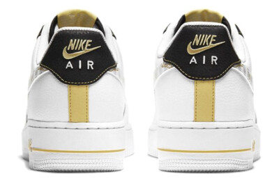Size 9 - Nike Air Force 1 '07 LV8 Gold Links Zebra Print for sale