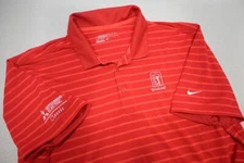 Nike Golf Polo Dri Fit Standard Performance TPC Sugarloaf Athletic Mens Large