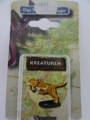 17021 ''Sabre-Tooth Tiger'' (DSA, Das Schwarze Auge, Miniatur, Figur) 1003004022