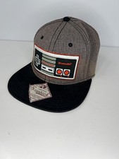 NINTENDO Controller SnapBack Hat NES Adjustable Ball Cap Gamer BIOWORLD 2016