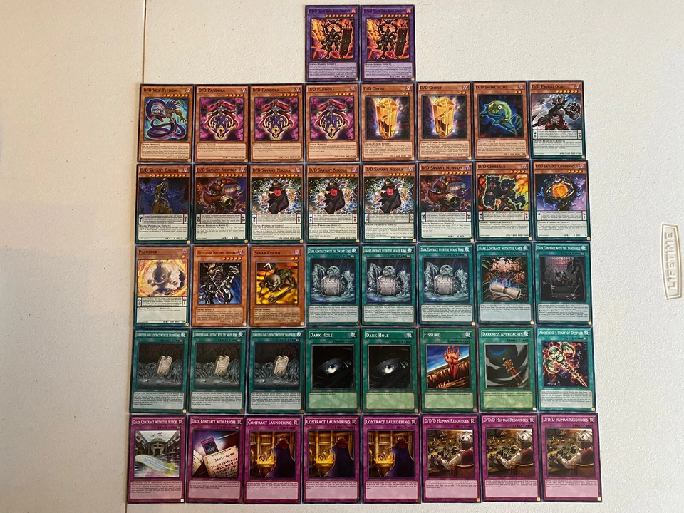YUGIOH Akiba D/D/D Deck Complete 42 - Cards - Image 2 of 4
