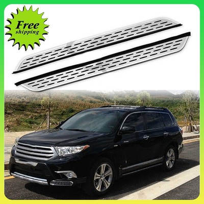 Running Boards fits for Highlander Kluger 2009-2013 Side Step Nerf Bar Protector