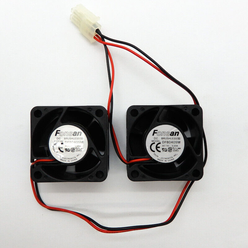 Delta Electronics Fonsan DC05V 0.20A 40x40x20mm Dual DC Brushless Fan DFB0405M. Available Now for 3.75