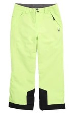 NWT Spyder Revel Ski Pant - Youth Girls - Small / LIME ICE, MRSP: 100