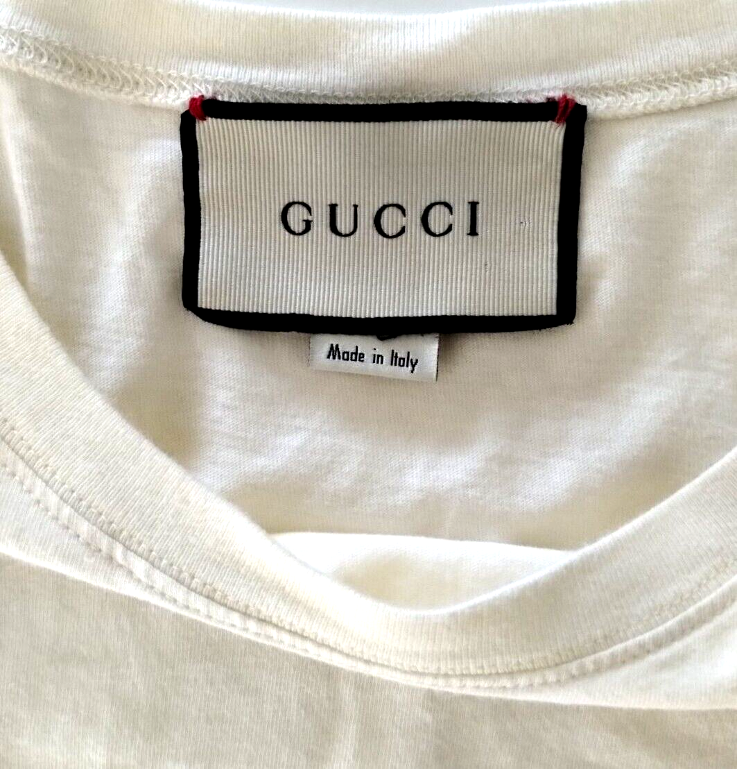 未使用級　現行　グッチ　GUCCY INTERNAIVE　Tシャツ　アイボリー 未使用級 現行 グッチ GUCCY INTERNAIVE Tシャツ アイボリー