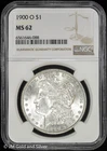1900-O $1 Morgan Silver Dollar NGC MS 62 | Uncirculated UNC