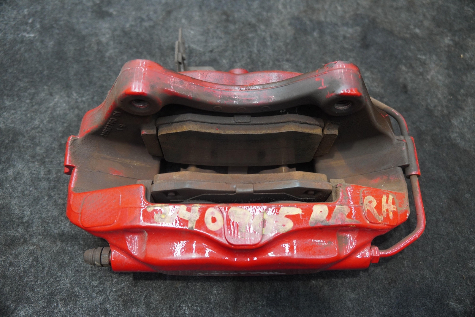 Rear Right Passenger Side Brake Caliper Red Maserati Quattroporte M156 2014-16