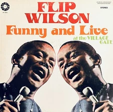 Flip Wilson Funny and Live At The Village Gate LP Vinyl Record 