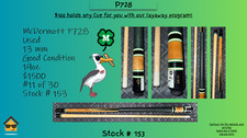 Free Layaway McDermott Vintage P728 Pool Cue