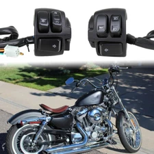 Motorcycle 1" Handlebar Turn Signal Control Switch For Harley Sportster 883 1200