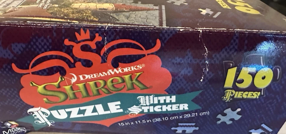 Shrek Puzzle 150 Piece Princess Fiona NEW Box has shelf wear - Image 4 of 4