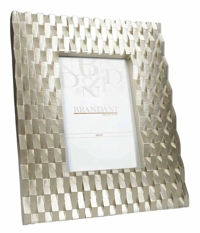 Cornice Portafoto BRANDANI Glam Foto Ritratto 10x15 cm Oro Poliresina