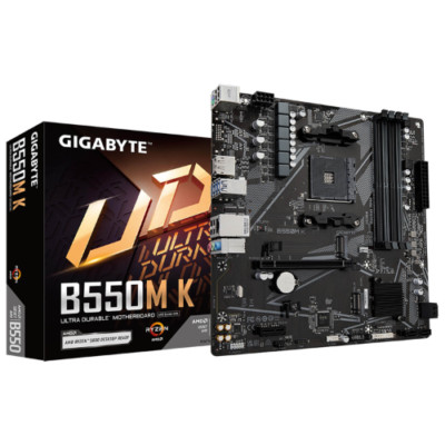 Motherboard Gigabyte B550M K rev. 1.1 AM4 4 DDR4 Micro ATX HDMI SATA3 GB550MK