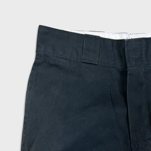 Pantalones chinos informales Dickies 874 para hombre 28x29 negros calce original ropa de trabajo - Imagen 3 de 9