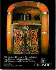 CHRISTIE'S AUCTION CATALOGUE Jukeboxes, Robots, Spacetoys - Oct 1989 Amsterdam