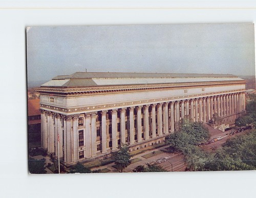 Cartolina Edificio Educativo Albany NY USA - Foto 1 di 2