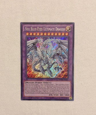 Neo Blue-Eyes Ultimate Dragon MVP1-ENS01 The Dark Side of Dimensions NM