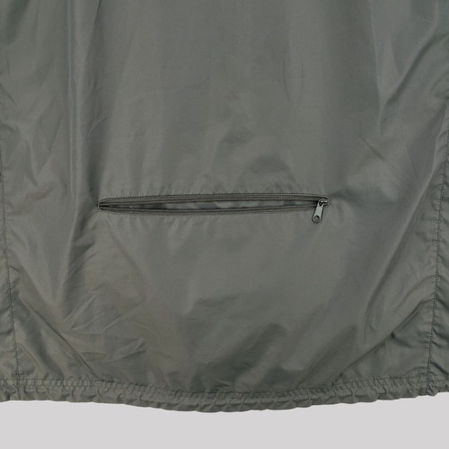 Asics Mens Hooded Lightweight Windbreaker Jacket Gray Full-Zip Size XXL - Picture 6 of 11