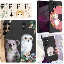 For Samsung A16 A54 S24 Plus S25 Ultra Shockproof TPU Case Animals Pattern Cover