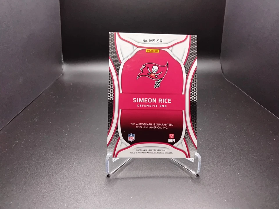 SIMEON RICE 2022 CERTIFIED MIRROR SIGNATURES AUTO 17/20 - Image 2 of 2