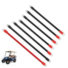 Golf Cart Battery Cables Wiring Kit for EZGO TXT 1994  UP with 4 Gauge 7 PC