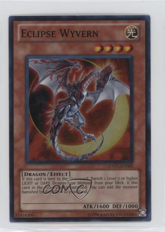 Eclipse Wyvern YuGiOh Dragons Collide Structure Deck #SDDC-EN003