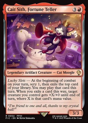 Magic/MTG Cait Sith, Fortune Teller FIC-54 Rare Englisch Neu