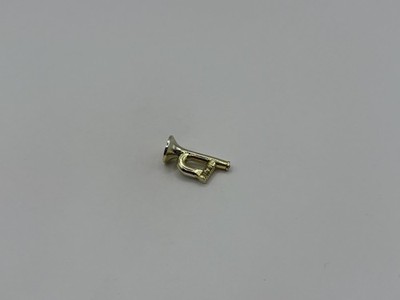 LEGO  Ersatzteil x96 Trompete Bugle Chrome Gold aus 6761 3739 6762 6769 6706 NH