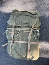 WW2 US Army USMC Marine Corps Ruck Sack Field Gear Lot w/ Medic Pouch