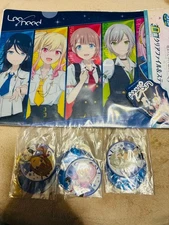 Project Sekai The Movie Lawson Badge & Clear File Set USED Leo/need Hatsune Miku