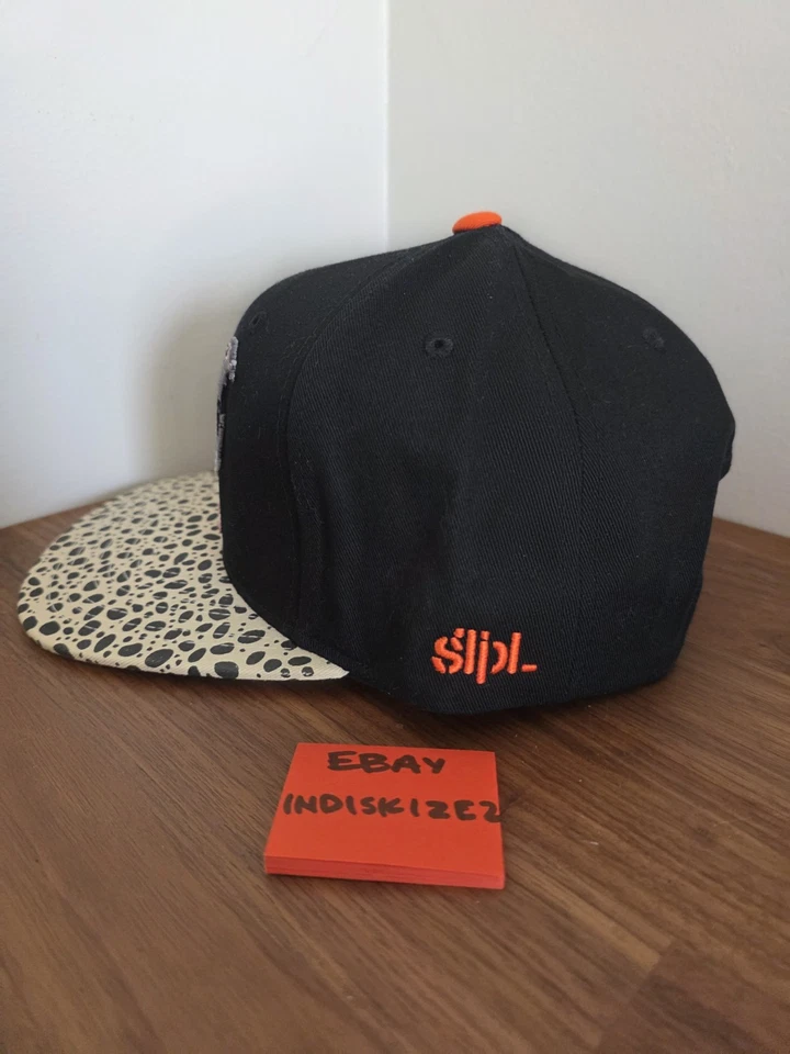 Gorra Staple Pigeon Safari Starter Vintage Snapback Negra Naranja NUEVA Foto 3 de 4