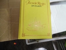 Favorite Recipes- Desserts handmade recipe book   blank pages