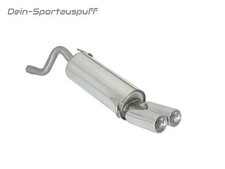 Ragazzon Sportauspuff Fiat Punto Evo + Grande Punto 199 1.9l MJET 2x80mm gerollt