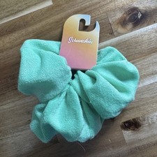 Mint Green Fabric Hair Scrunchie Hair Tie Ponytail Holder for Hair