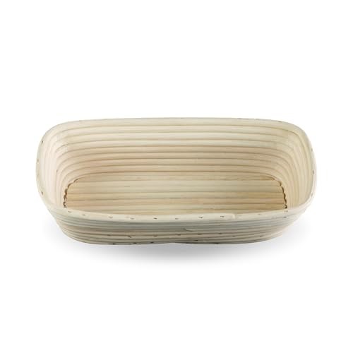 Frieling USA Brotform Rectangular Bread Rising Basket, 12-In