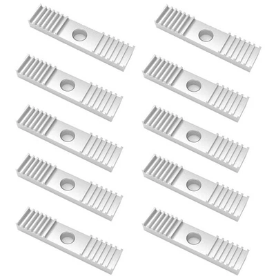 10PCS Aluminum For Timing Belt Gear Clamp 9x40mm for 6mm For Width Belt Systems - Image 1 of 4