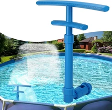 Dual Spray Pool Fountain with Adjustable Waterfall Aerator & Sprinkler, Universa