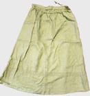 CHOICES PETITE green linen skirt- size PM — photo 1