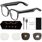 HD 8MP Camera Smart Glasses AI Voice Translate Bluetooth 5.4 Video Recording APP