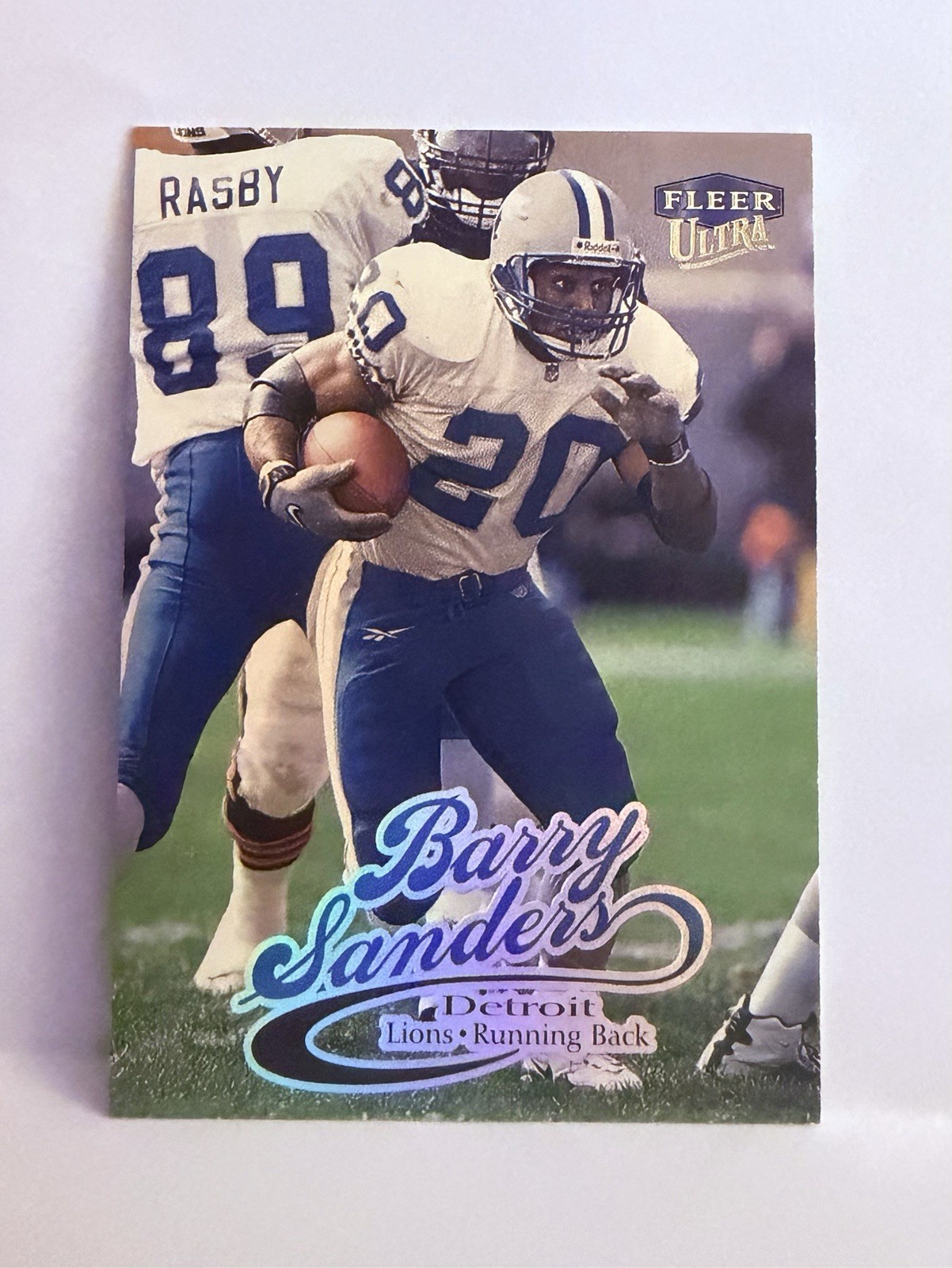BARRY SANDERS 1999 Fleer Ultra  #I50 Lions HOF