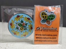 Geoswag Coin & Pin Club May 2008 Ladybug Trackable New Unactivated Geocoin + Pin