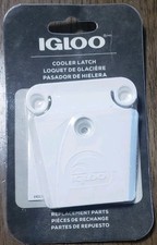 Igloo White Cooler Latch with 3 Screws, for 50-165 Quart / 47-156 Liter New