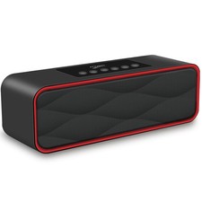 Portable Bluetooth Stereo Speaker, with 10W Acoustic Drivers,FM Radio  Hands...