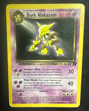 Wizards of the Coast Dark Alakazam 18/82 Team Rocket Rare EN Unlimited 2000 on eBay