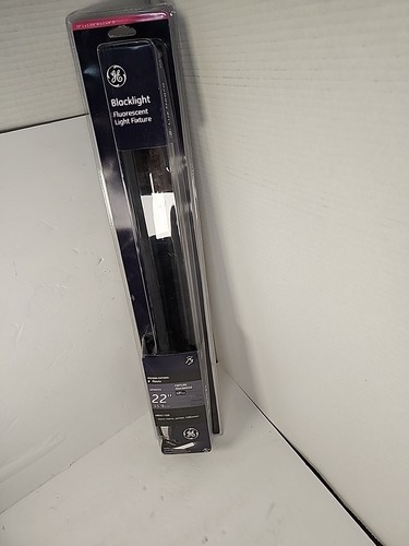 GE 22” Black Light Fluorescent Thin 1 5/8” Profile Ready To Plug In 22” Fixture - Picture 2 of 7