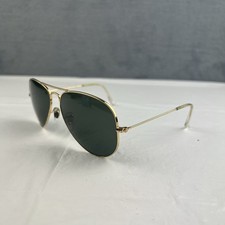 Ray-Ban Aviator Sunglasses Gold Frame  Green Lenses L0205 RB3025 58-14-135
