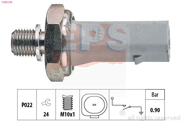 EPS ÖLdruckschalter 1.800.134 FüR Audi Porsche Seat Skoda VW-image