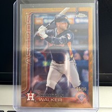 2025 Topps Chrome - Christian Walker #279 Gold Refractor /50